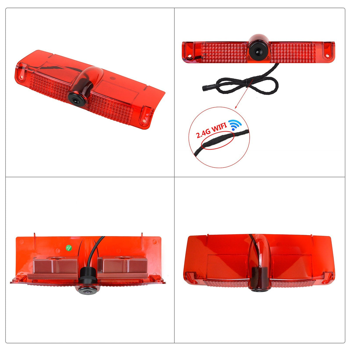 Brake Light Backup Camera For Chevy Express GMC Savana Van 03-19 & Split Monitor6