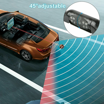 Parking Camera Wide 170° Waterproof Night Vision Car Rear View Reverse Backup5