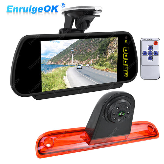 7'' Monitor &Rear Brake Light Reversing Camera Kit for Fiat Ducato Peugeot Boxer0
