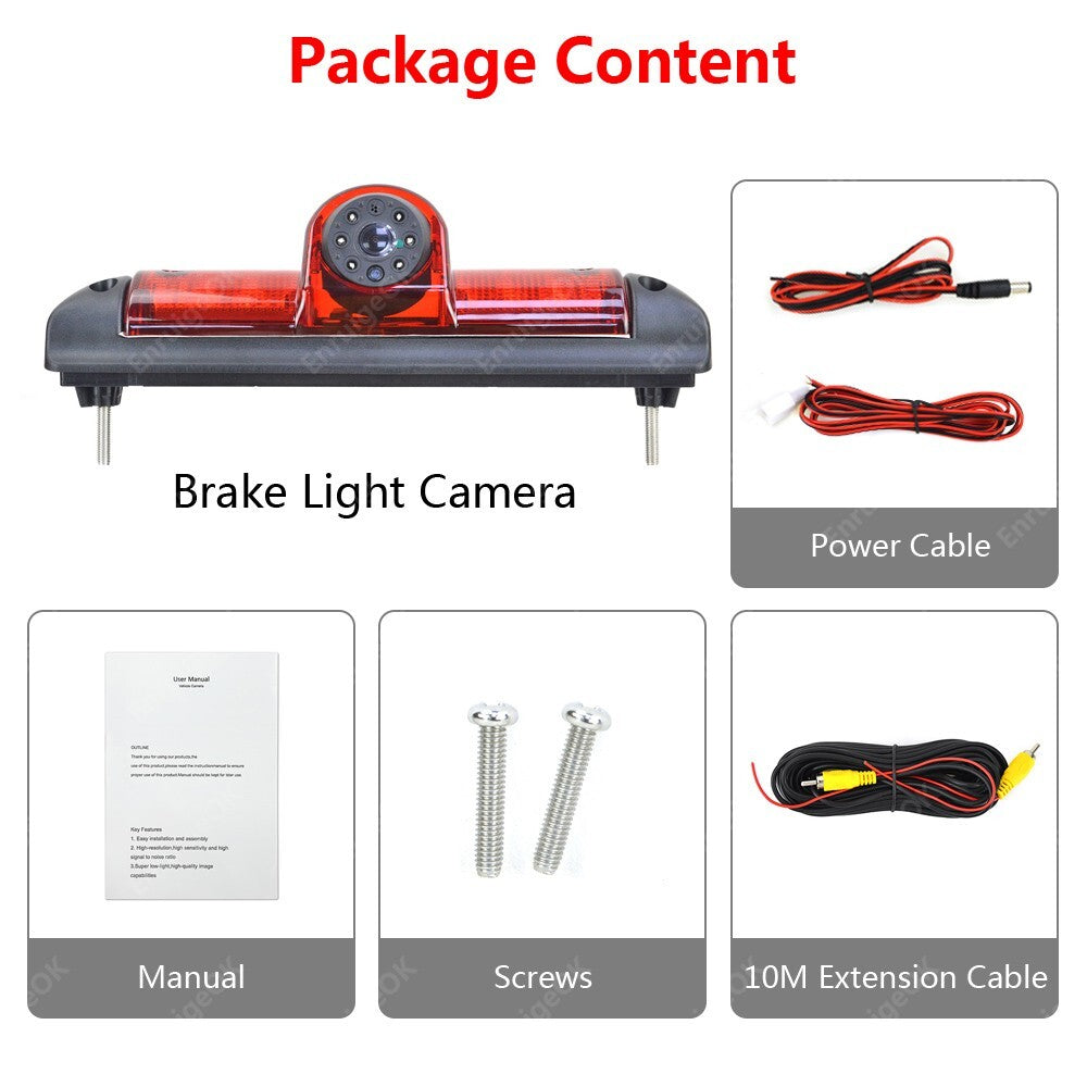 Rear Brake Light Reversing Camera for Fiat Ducato, Citroen Relay, Peugeot Boxer14
