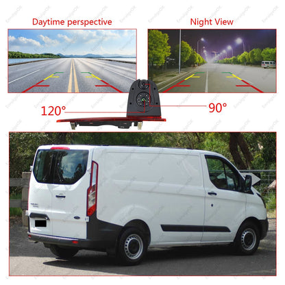 3rd Brake Light Backup Camera and Monitor Kit for Ford Transit Custom 2012-20154