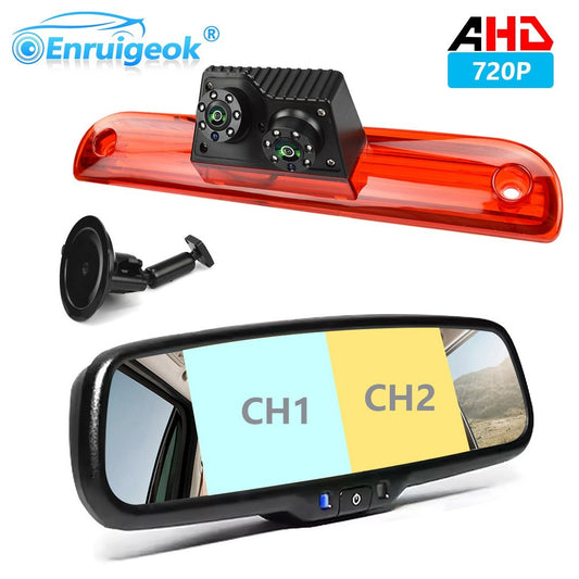New Brake Light Rear View Reversing Camera & 6.86" Monitor For Peugeot Boxer Van0