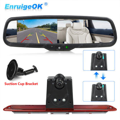 4.3" Monitor Rear Brake Light Reversing Camera for Mercedes Sprinter VW Crafter0
