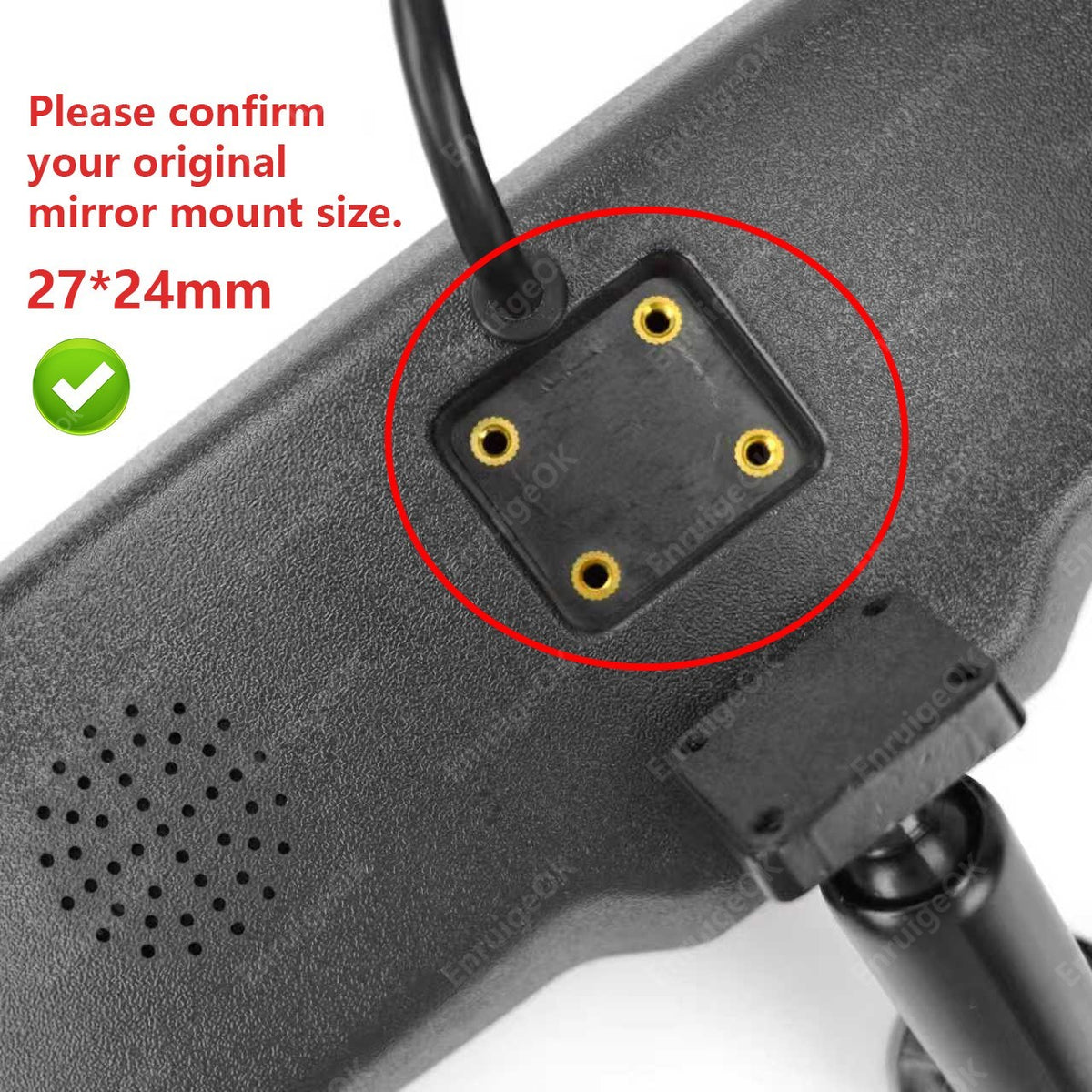 Windshield Rear View Mirror Bracket for Peugeot Partner Citroen dispatch Relay2