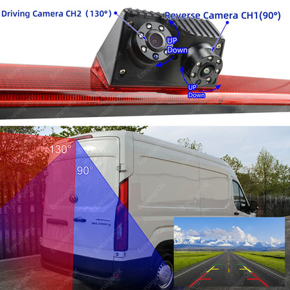NEW Daul Brake Light Reverse Camera for Maxus LDV Deliver 9 & Dual Split Monitor5