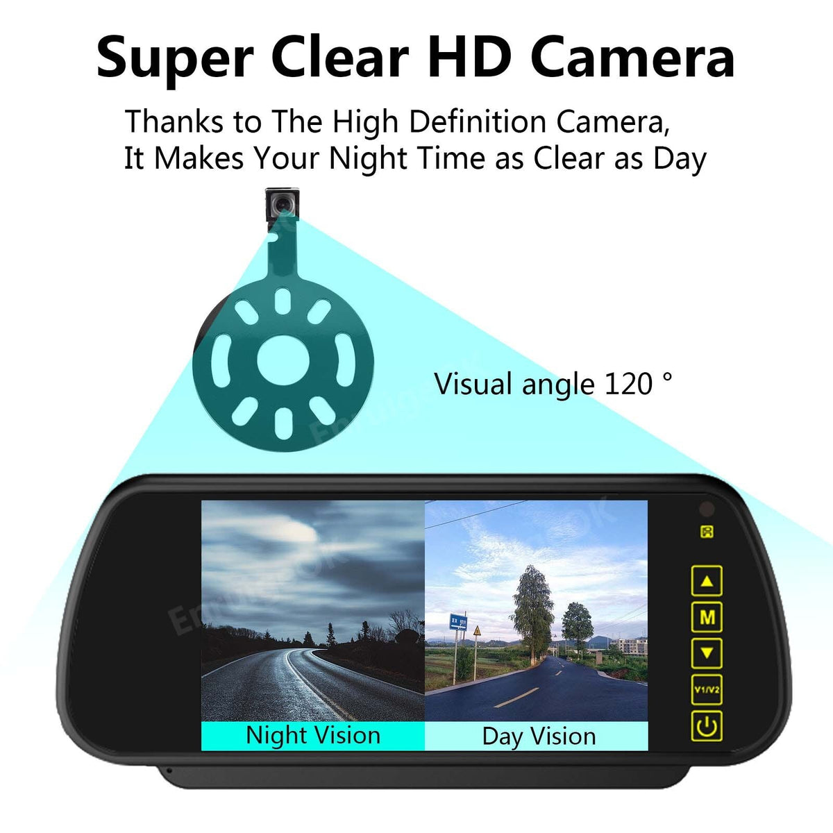 Car Rear View Backup Camera Reverse Camera Kit For 2007-2018 Jeep Wrangler Spare2