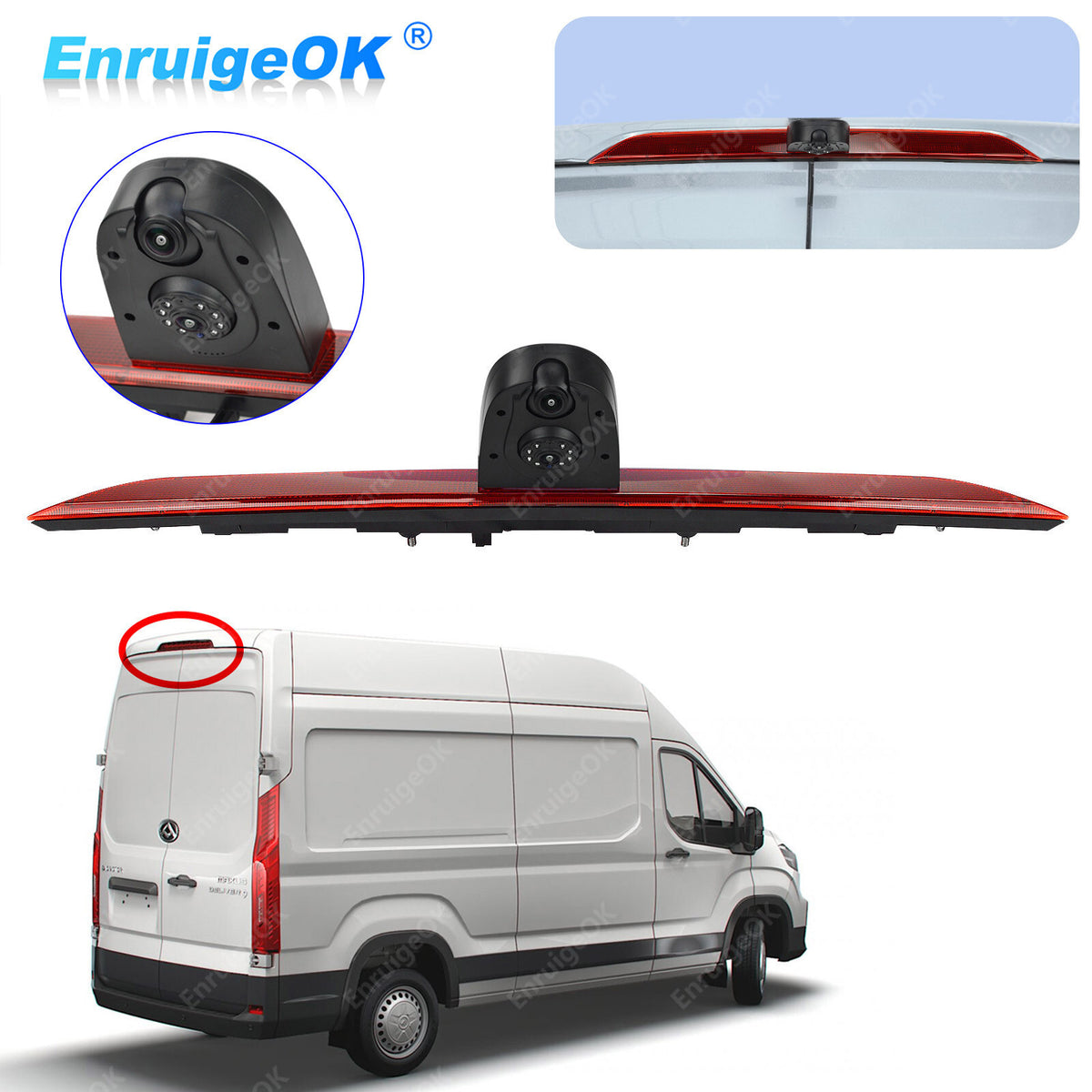 Dual Lens Brake Light Reversing Camera for Maxus Deliver 9 e Deliver 9 2020-20240