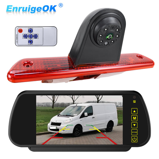 Citroen Dispatch Van 2007-2016 Rear Brake Light Reversing Camera + 7" Monitor0