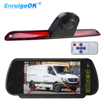 7" Monitor & Rear Brake Light Reversing Camera For Mercedes Sprinter/VW Crafter0