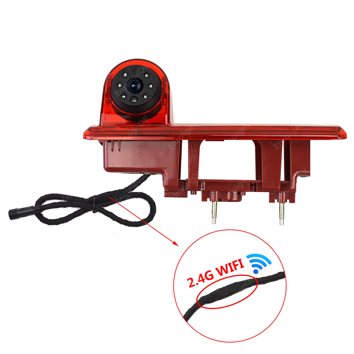 Wireless Rear Brake Light Reversing Camera Kit For Opel Vivaro Renault Trafic15