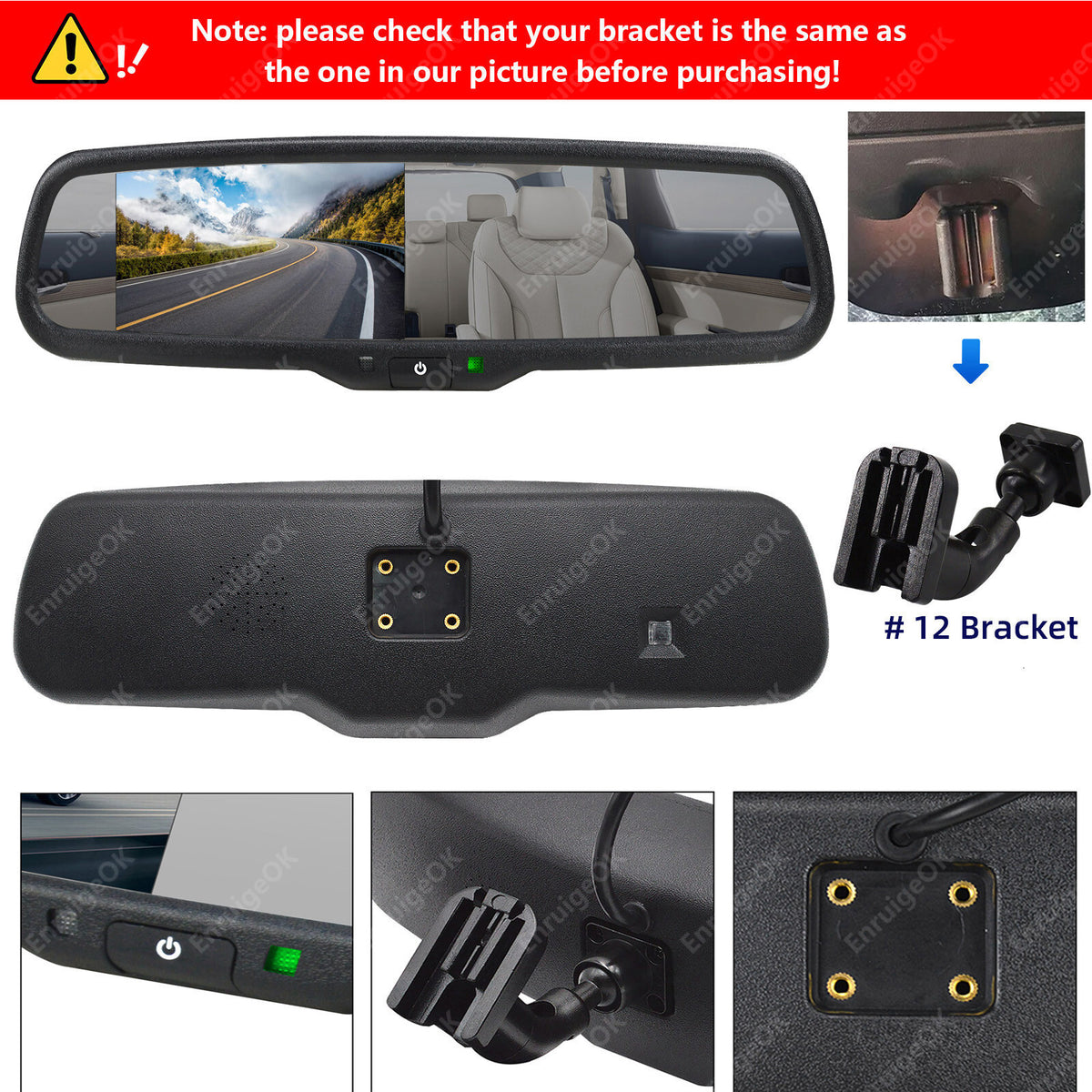 Rear Brake Light Reversing Camera Kit for Mercedes Sprinter W906 907 VW Crafter