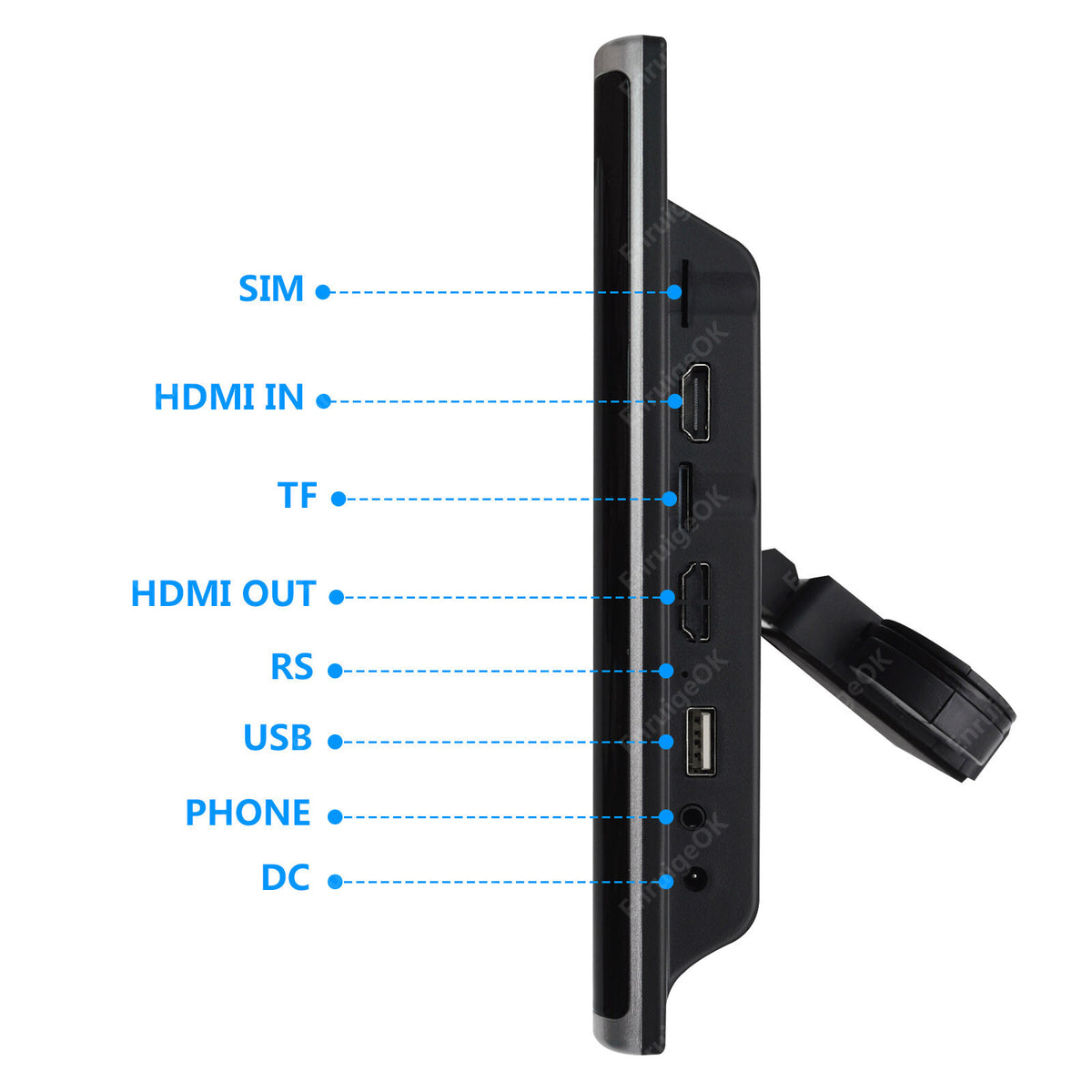 11.6 Inch Car Headrest Player Rear Auto Monitor Video USB TF WIFI BT Androind 117