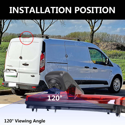 Brake Light Rear View Camera For Ford Transit Connect Van & 5" Suction Monitor9