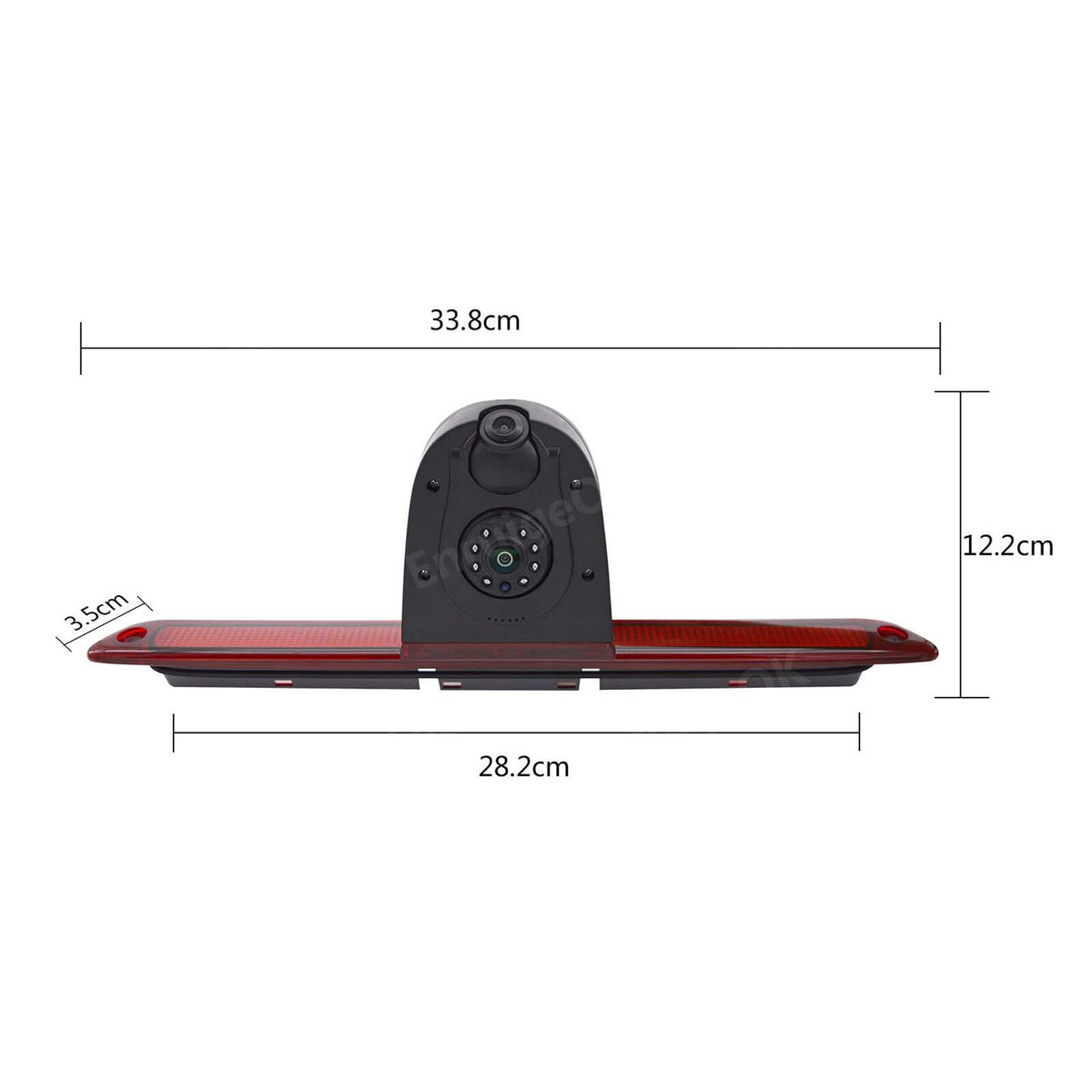 7" Monitor Windscreen Cup &Dual Brake Light Reverse Camera For Mercedes Sprinter4
