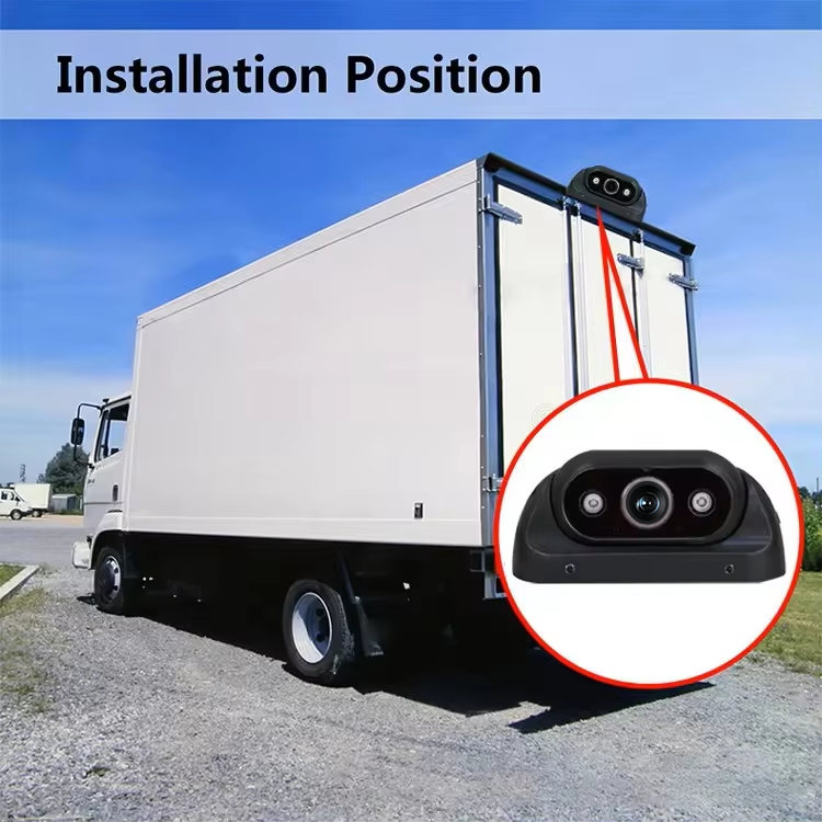 4Pin Rear View Backup Camera For Bus Truck Van RV IR Night Vision Waterproof5