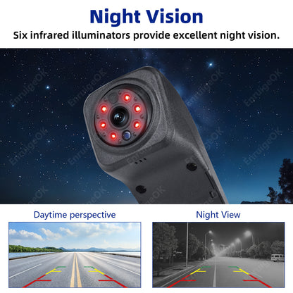 Reverse Camera for MAN TGE VW Crafter MK2 Rear Brake Light & 6.86" Split Monitor7