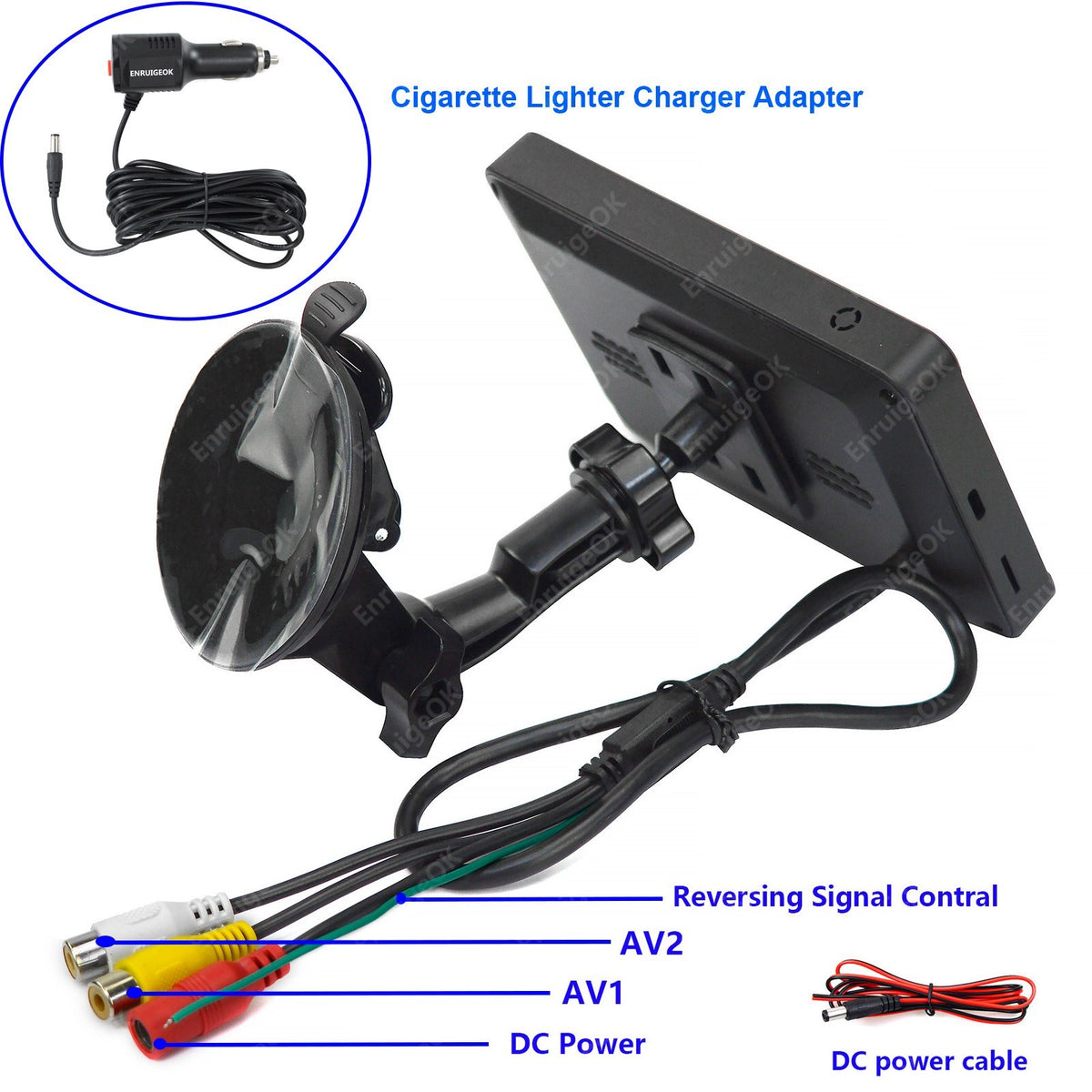 For Vauxhall Movano Renault Master Nissan NV400 Brake Light Reversing Camera Kit13
