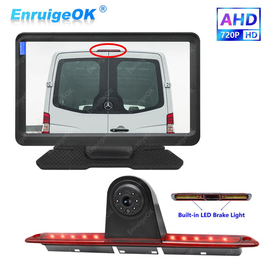 Rear Brake Light Camera For Mercedes Sprinter VW Crafter & 7" HD Monitor Kit0