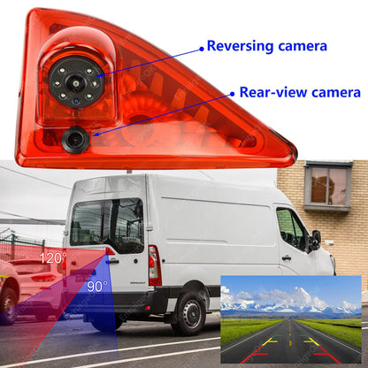 Reverse Camera For Renault Master MK3 Vauxhall Movano Brake Light Rear & Monitor4
