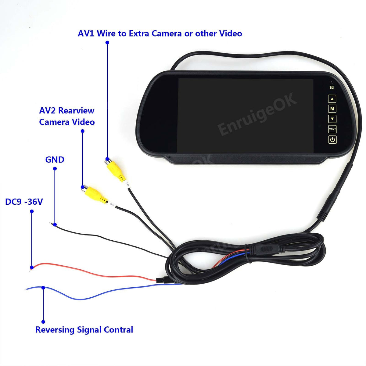 7" Monitor Brake & Dual Light Reversing Camera For Peugeot Boxer, Citroen Relay18