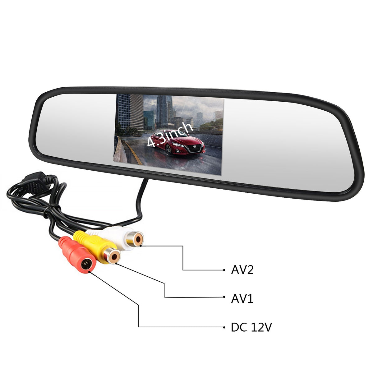 4.3'' Monitor & Brake Light Reversing Camera for Renault Trafic Vauxhall Vivaro14