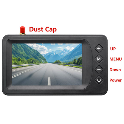 Wireless 5" Monitor & Brake Light Reversing Camera For Fiat Ducato Citroen Relay13