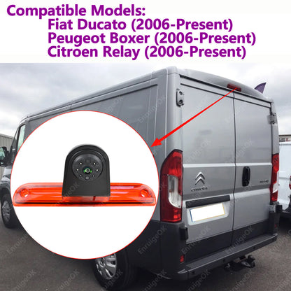 Reversing Camera Rear Brake Light &7'' Monitor Kit For Fiat Ducato Peugeot Boxer2