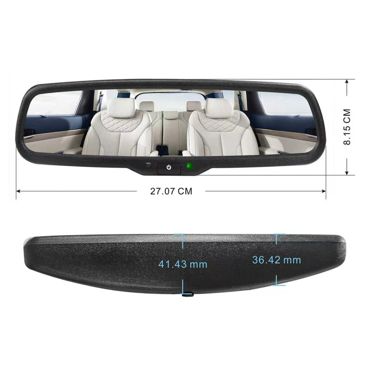 Bracket + Interior Rear View Mirror For Fiat Ducato Peugeot Boxer Citroen Relay4