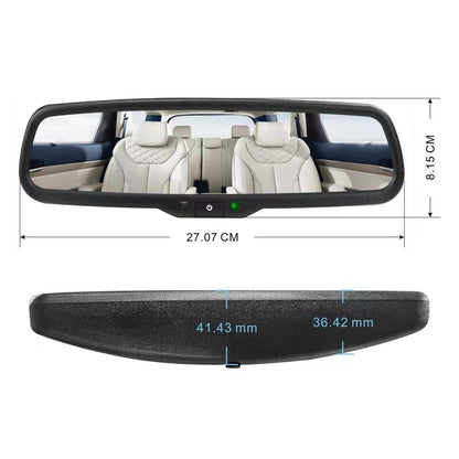 Bracket + Interior Rear View Mirror For Fiat Ducato Peugeot Boxer Citroen Relay4