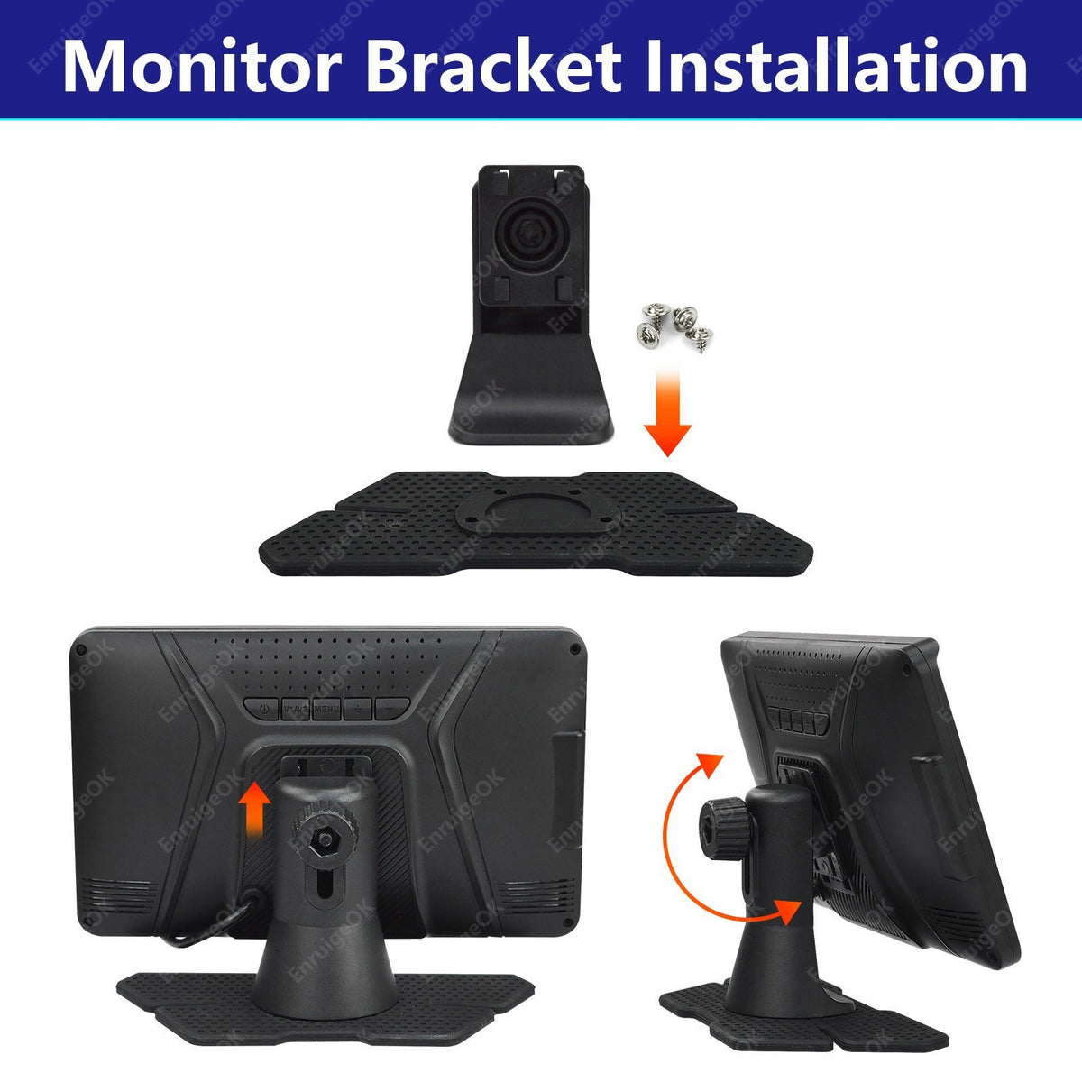 Rear Brake Light Reversing Camera Kit For Renault Trafic Vauxhall Vivaro Opel14