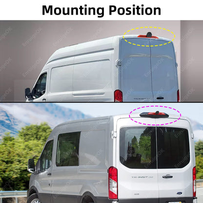 3rd Brake Light Rear View Reverse Backup Camera for Ford Transit Van 2014-20245