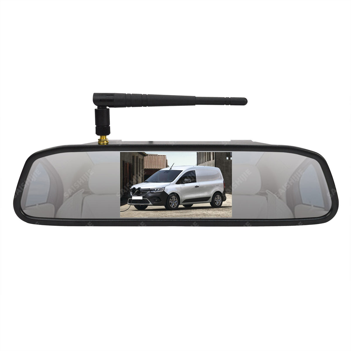Wireless Rear Brake Light Reversing Camera for Renault Kangoo & 4.3" Monitor Kit16