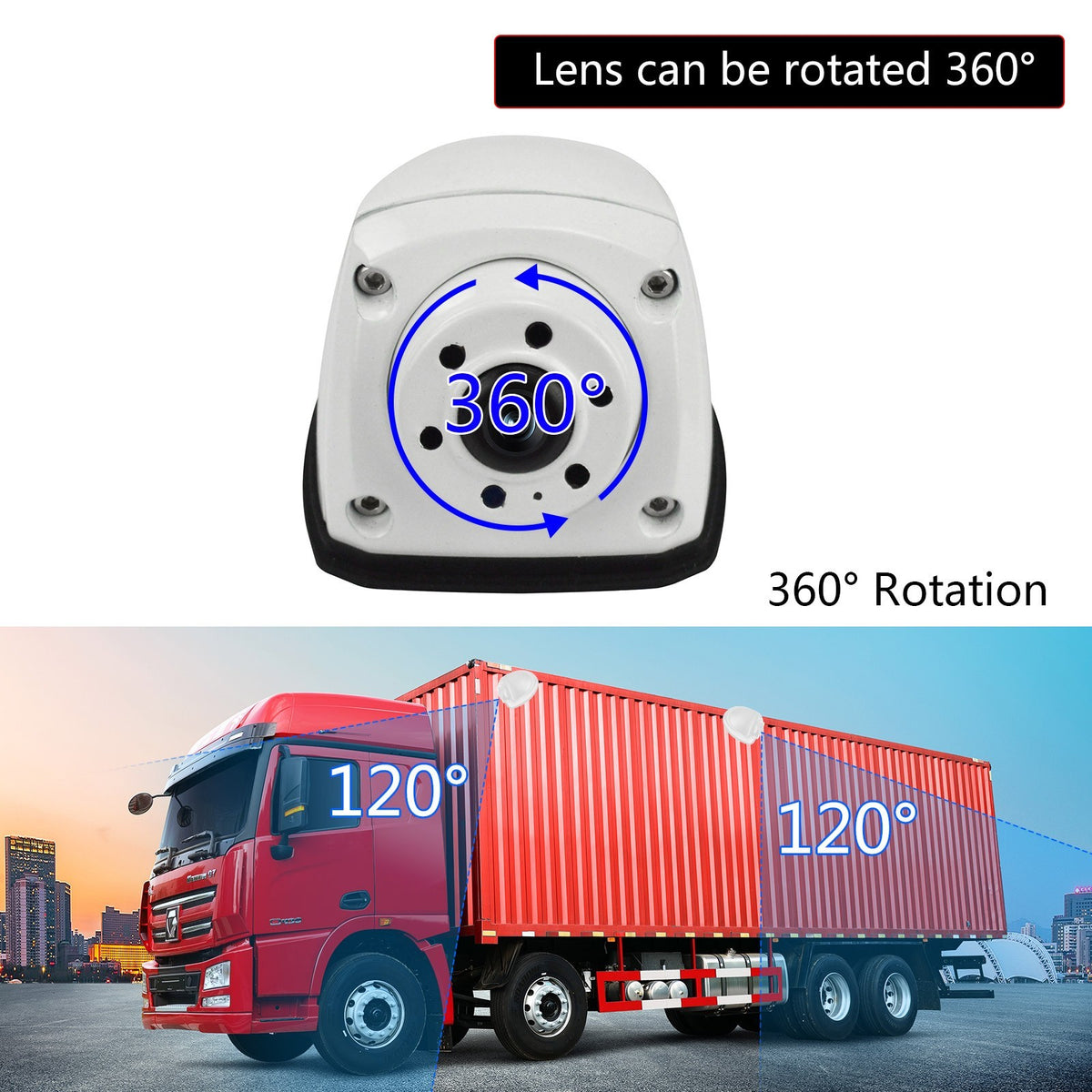 Side View Parking Camera AHD 1080P Night Vision Waterproof for Heavy Duty Truck4