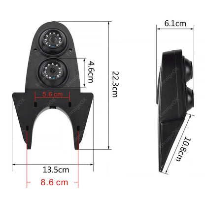 Rear View Reverse Parking Camera Roof Mount For Mercedes-Benz Sprinter Van6