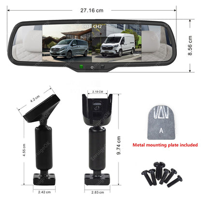 New Rear Brake Light Reversing Camera Ford Transit 350 MK8 & Dual Split Monitor18