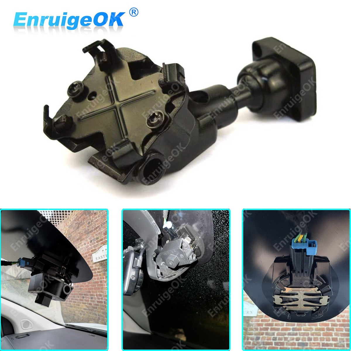 Windshield Rear View Mirror Bracket for Peugeot Partner Citroen dispatch Relay0