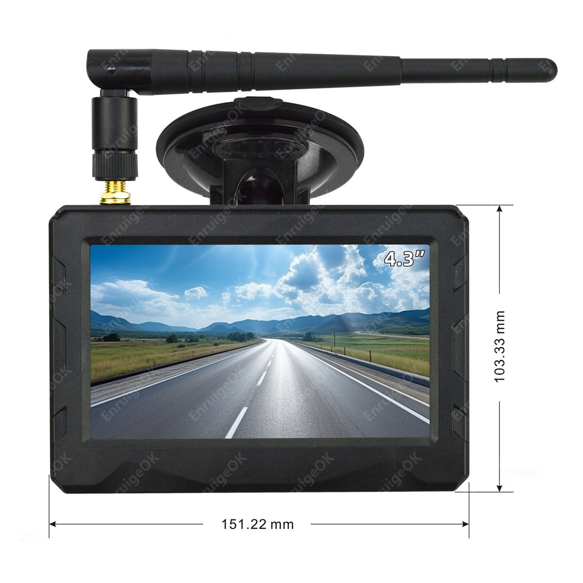 Wireless Reverse Camera Kit For VW Transporter T5 T5.1 Tailgate Single Door Only16