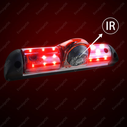 9" Monitor & Rear Brake Light Reversing Camera Kit For Fiat Ducato Citroen Relay2
