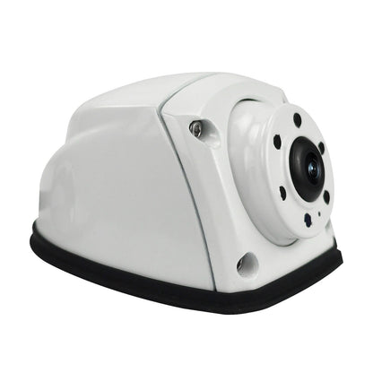 White 4PIN Forward/Side View Camera 5 IR LEDs Waterproof 9-35v Truck Caravan Rv13
