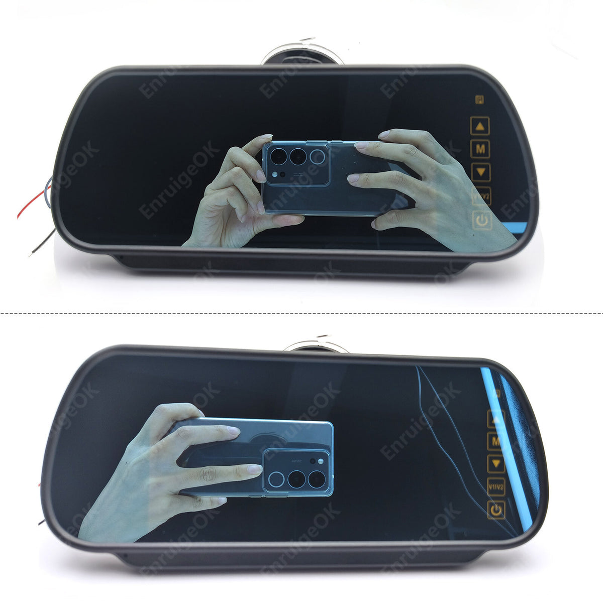 Dual Rear Brake Light Reversing Camera For Ford Transit Custom + 7 " Monitor9