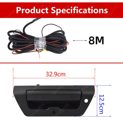 Tailgate Handle Rear View Backup Camera for Ford F150 2015-2018 & 4.3'' Monitor6