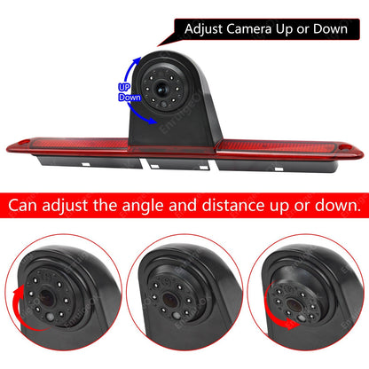 For Mercedes Sprinter VW Crafter Rear Brake Light Camera & 6.86" Split Screen7