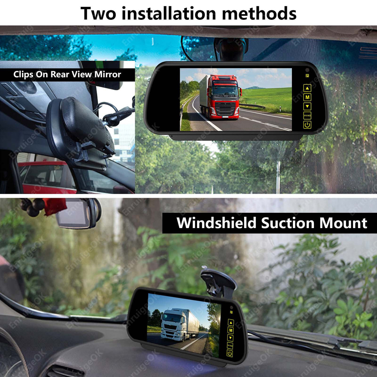 For Mercedes Sprinter VW Crafter Brake Light Rear View Camera + 7" Monitor11