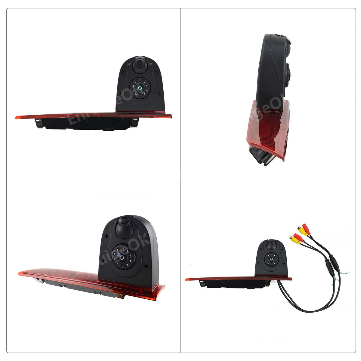 Brake Light Reverse Camera Kit for Ford Transit Custom 2016-Present Barn Doors7