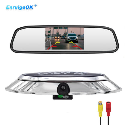 Chrome Emblem Logo Backup Camera for Ford F150 F250 F350 F450 F550 (2004-2016)0