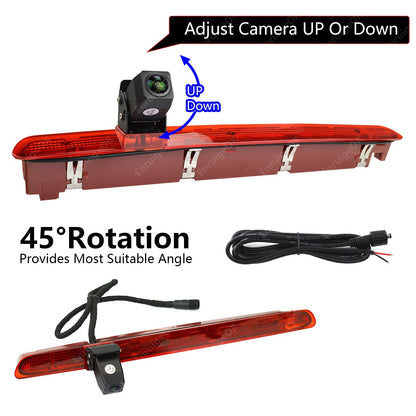 Wireless VW Transporter Caddy MK4 Reverse Camera Brake Light T6 Tailgate Models7