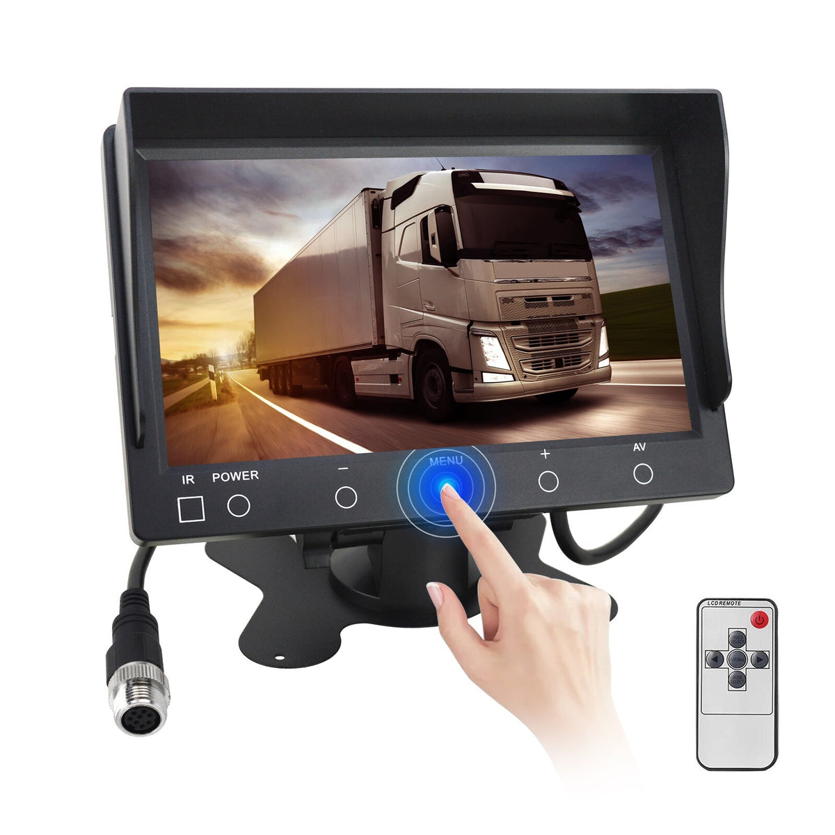 7'' Backup Camera System With Monitor Kit Back Parking Night Vision For Truck RV7