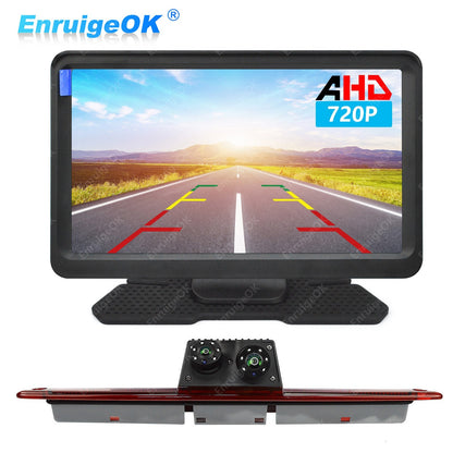 7" Monitor Dual Rear Brake Light Reverse Camera for Mercedes Sprinter VW Crafter0
