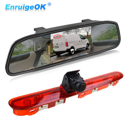 4.3" Monitor Rear Brake Light Reverse Camera for Peugeot Expert Citroen Dispatch0