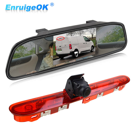 4.3" Monitor Rear Brake Light Reverse Camera for Peugeot Expert Citroen Dispatch0